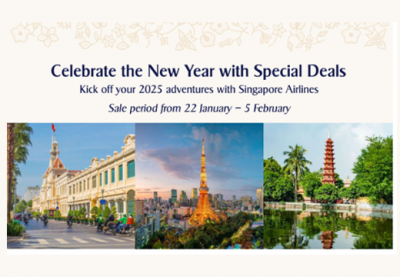 Singapore Airlines: New Year with Special Deals