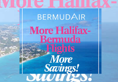 BermudAir: More Halifax-Bermuda Flights, More Savings!