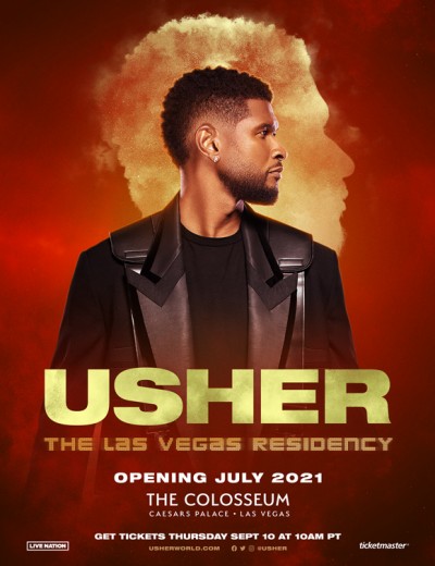 Usher Announces Headlining Las Vegas Residency at the Colosseum at Caesars Palace